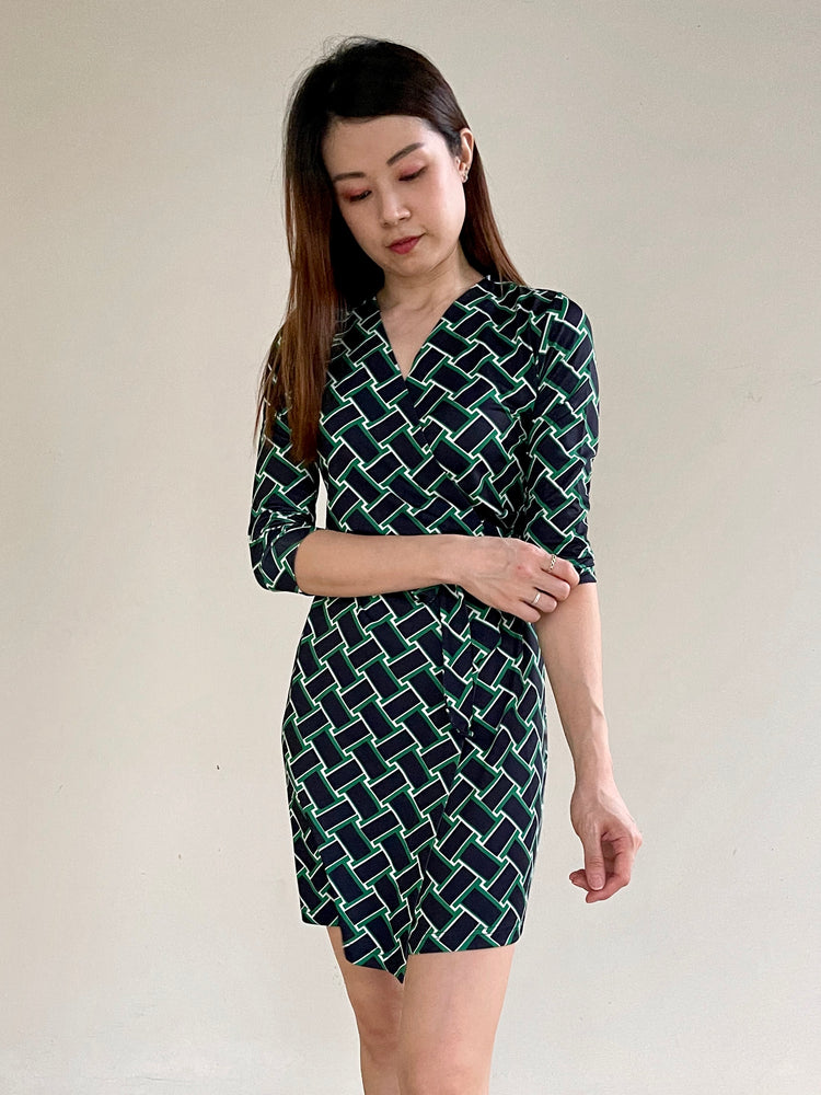 
            
                Load image into Gallery viewer, WP4844 - Weave Wrap Dress
            
        