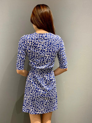
            
                Load image into Gallery viewer, WP4840 - Lace Print Wrap Dress
            
        
